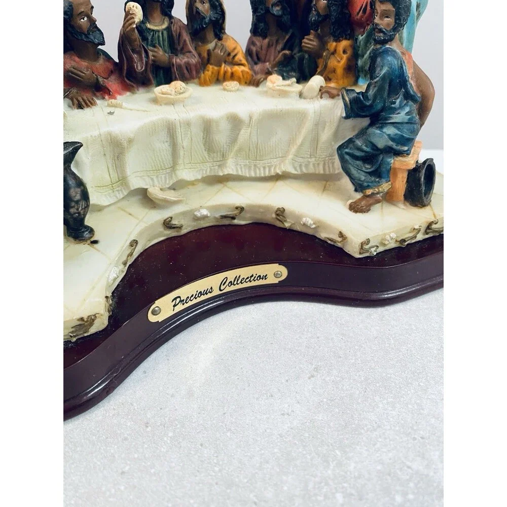Vtg Mirella Precious Collection African American Sculpture of The Last Supper